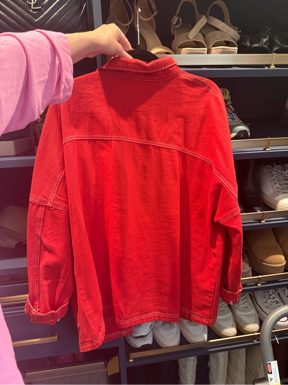 superdown Red Oversized Jacket - Picture 5 of 5